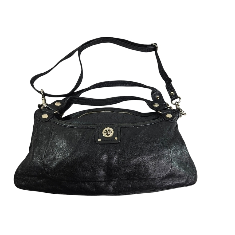 Vtg Y2k Marc by Marc Jacobs black leather bag purse